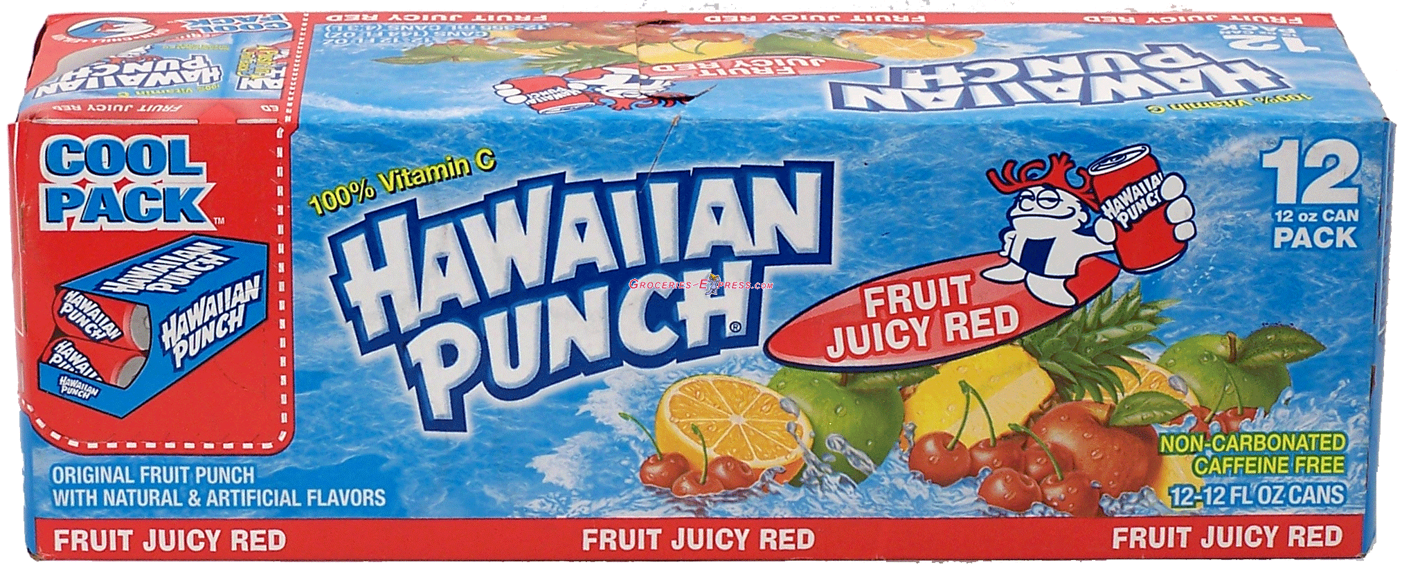 Hawaiian Punch  fruit juicy red fruit punch, 5% fruit juice, 12-pack 12-ounce cans Full-Size Picture